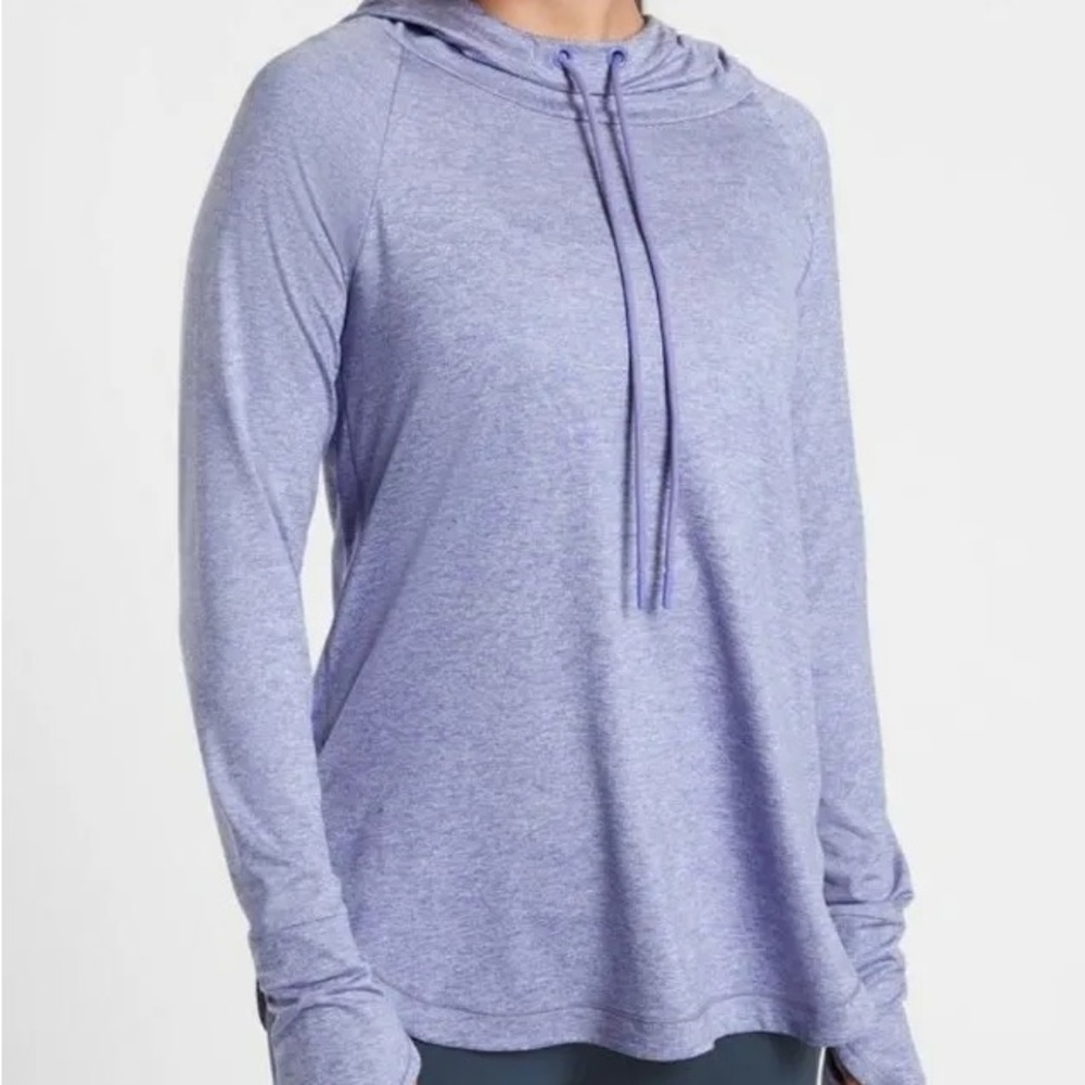 Athleta periwinkle uptempo hoodie size medium